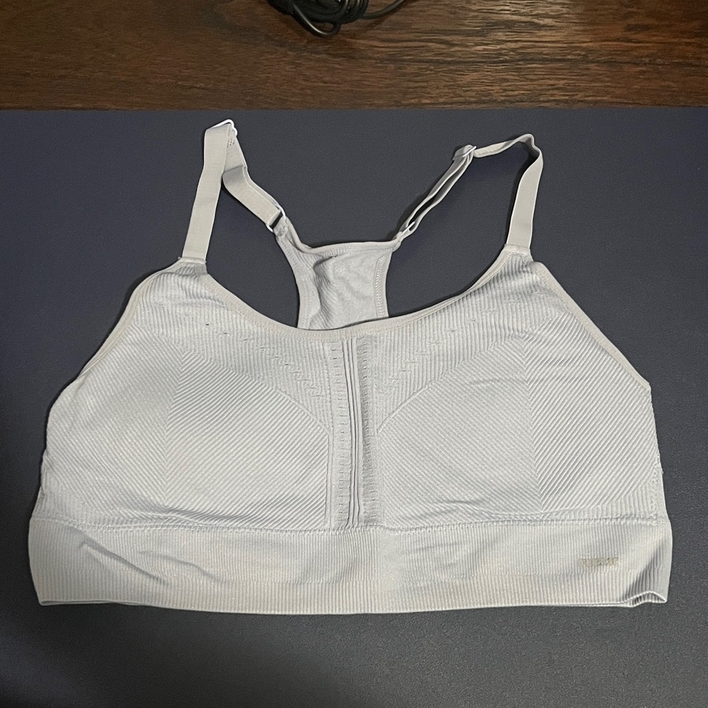 RBX Sports Bra Light Purple Mauve Pastel Padded Adjustable Straps Casual Wear